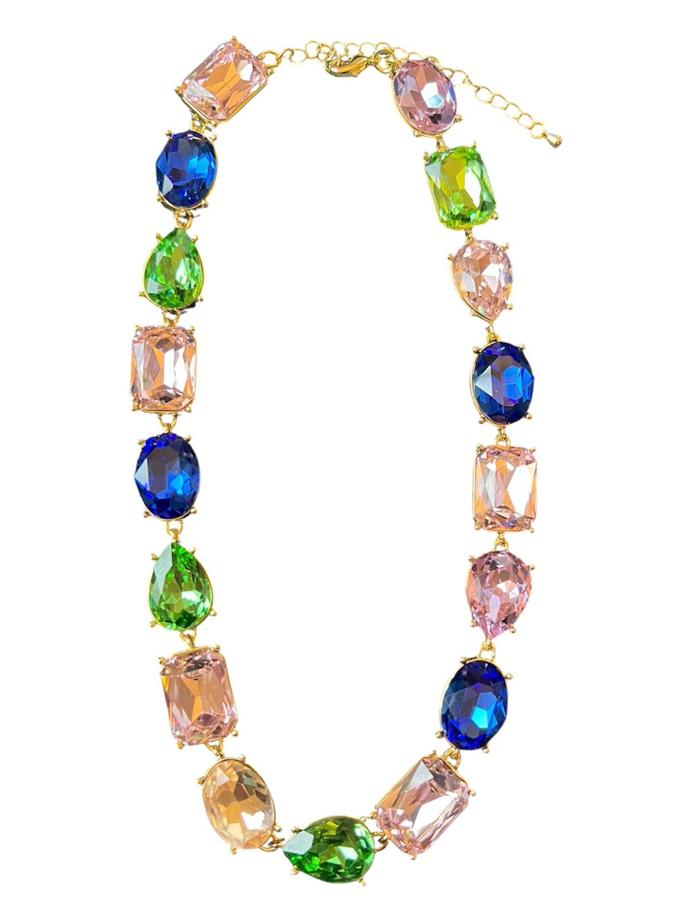 Multi-color Gem Necklace